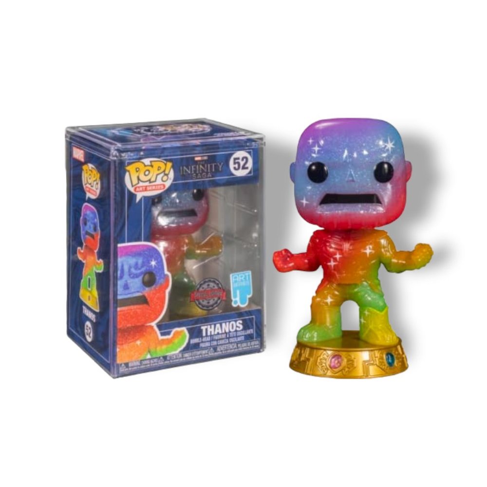 Marvel Infinity Saga Thanos Funko Pop! Art Series with Premium Protector EE Excl